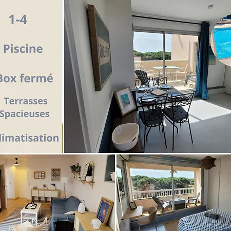 Le Toit Du Port ! Terrasses Spacieuses, Piscine, Climatisation, Parking Apartment *